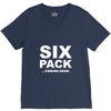 six pack coming soon mens V-Neck Tee