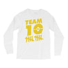 team 10  gold Long Sleeve Shirts