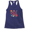 learn from the flowers Racerback Tank
