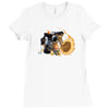 ghost rider and son Ladies Fitted T-Shirt
