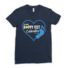 happy feet Ladies Fitted T-Shirt