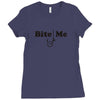 bite me Ladies Fitted T-Shirt