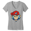mankeeboi wink Women's V-Neck T-Shirt