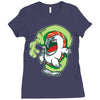 salmon likes wasabi Ladies Fitted T-Shirt