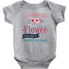 An August Girl Like A Flowers Baby Bodysuit