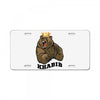 bear khabib License Plate