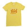 varsity roof drinking Ladies Fitted T-Shirt