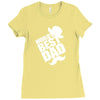 World's Best Dad Ever Ladies Fitted T-Shirt