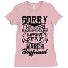 This Girl Is Taken By A Super Sexy March Boyfriend Ladies Fitted T-Shirt