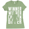 winner winner chicken dinner 3 Ladies Fitted T-Shirt