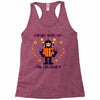 never give up Racerback Tank