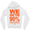 we are the 99% t shirt occupy wall street anti corporate greed black Zipper Hoodie