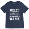 back off i have a crazy gigi and i'm not afraid to user her V-Neck Tee