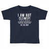 i'm not clumsy it's just the floor Toddler T-shirt