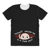 June Peeking Out Baby Boy All Over Women's T-shirt
