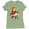 iron man (ironman parody) Ladies Fitted T-Shirt