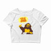 monkey yo bitch Crop Top