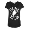 italian stallion 2 Maternity Scoop Neck T-shirt