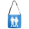never dive alone scuba diving Adjustable Strap Totes