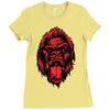kong gorilla Ladies Fitted T-Shirt