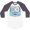 reel to reel 3/4 Sleeve Shirt