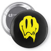 melting acid smiley face Pin-back button