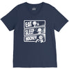 v3 eat sleep hockey V-Neck Tee