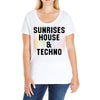 Sunrises House &amp; Techno Ladies Curvy T-Shirt