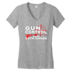 limited edition gun control Women's V-Neck T-Shirt