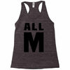 All M Racerback Tank