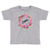Floral Baby Name Toddler T-shirt