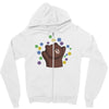 dorp bear Zipper Hoodie
