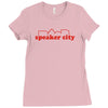 speaker city Ladies Fitted T-Shirt