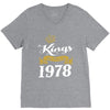 kings are born in 1978 V-Neck Tee