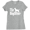 the dogfather labrador retriever white Ladies Fitted T-Shirt