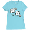 walking undodead Ladies Fitted T-Shirt