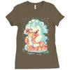 polar bear Ladies Fitted T-Shirt