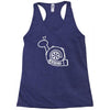 boosted turbo snail Racerback Tank