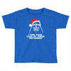 new funny darth vader star wars themed christmas Toddler T-shirt
