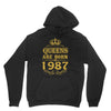 queens are born in 1987 Unisex Hoodie