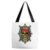 pirate bones skull Tote Bags