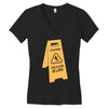 the floor is lava Women's V-Neck T-Shirt