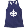 fleur de lis sticker vinyl Racerback Tank