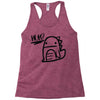 huh dinosaur Racerback Tank