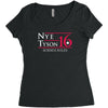 nye tyson '16 science rules Women's Triblend Scoop T-shirt