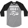 redneck math 4x4 truck 3/4 Sleeve Shirt