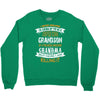 Super Cool Grandson Of A Freaking Awesome Grandma Crewneck Sweatshirt