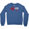 love and a dog life Crewneck Sweatshirt