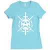destiny raid skull emblem Ladies Fitted T-Shirt