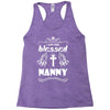 I Am One Blessed Nanny Racerback Tank